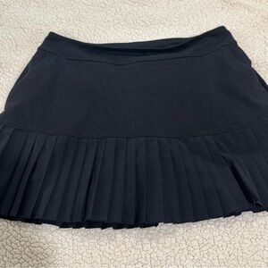 LG Black Mini Skort with Pleats